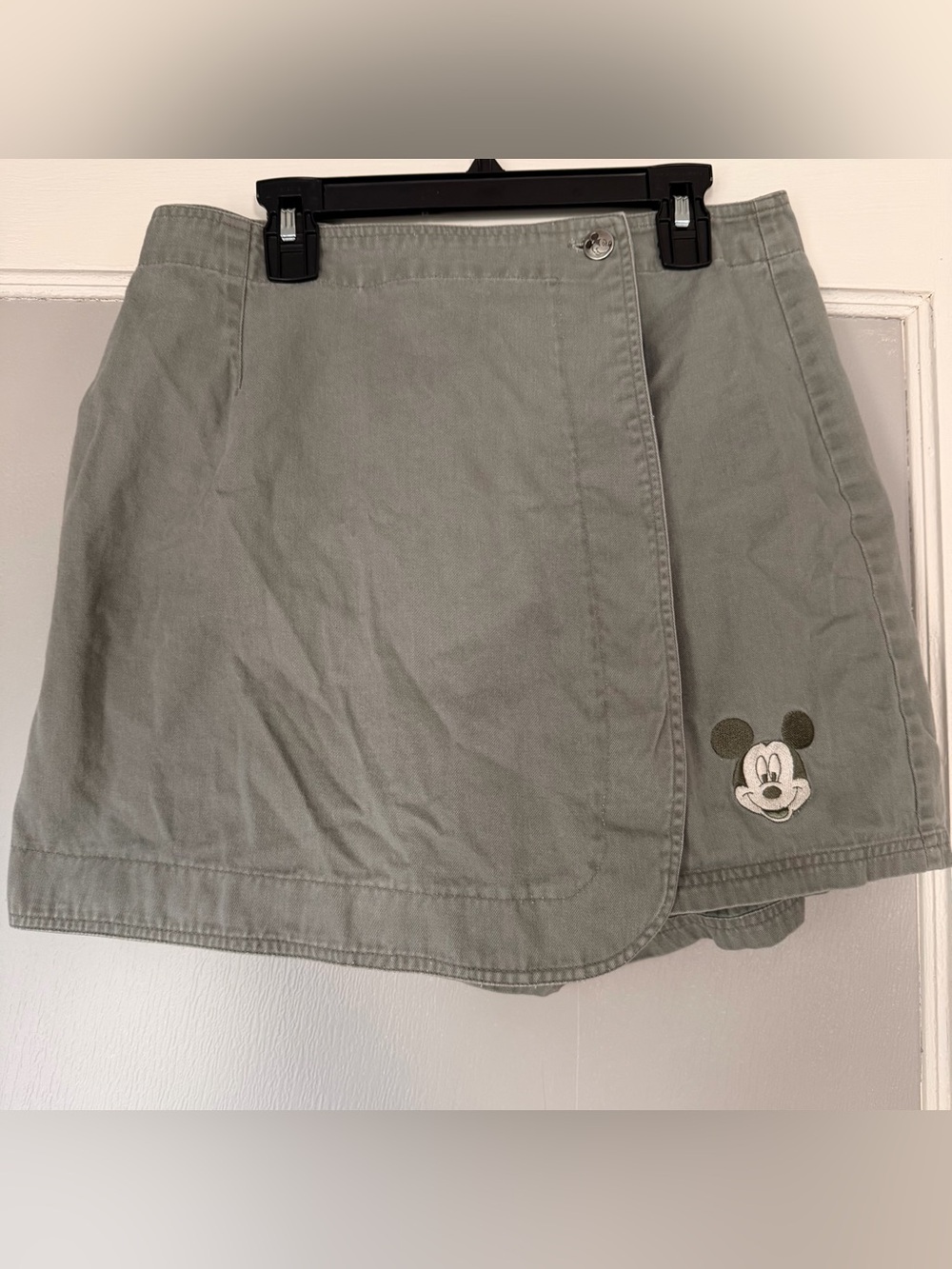 VTG Disney Mickey Mouse grey khaki skort